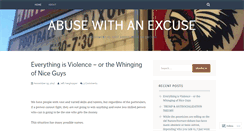 Desktop Screenshot of abusewithanexcuse.com